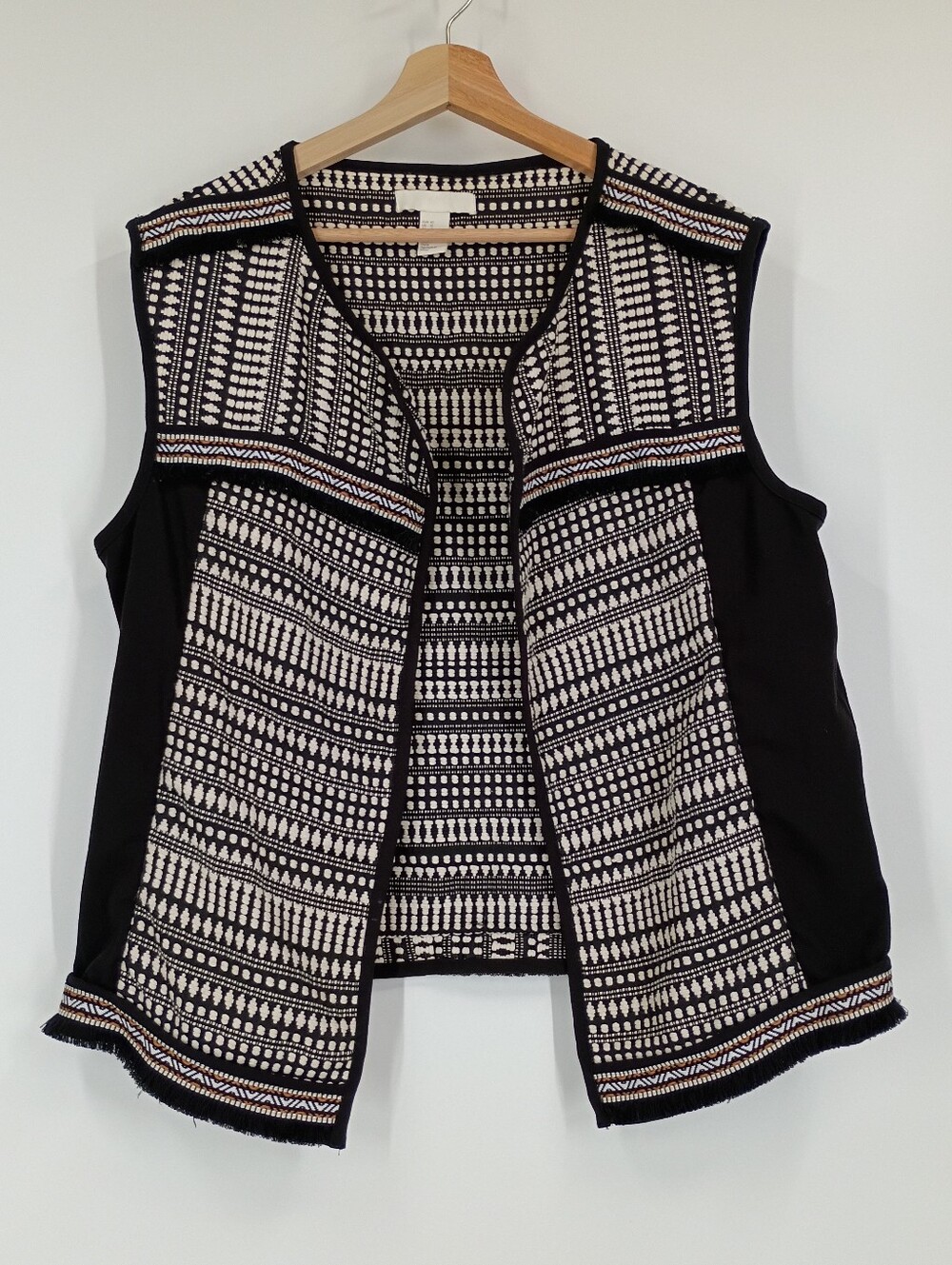 H&M Open Fringe Woven Vest